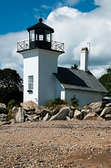 Bristol Ferry Lighthouse in Rhode Island